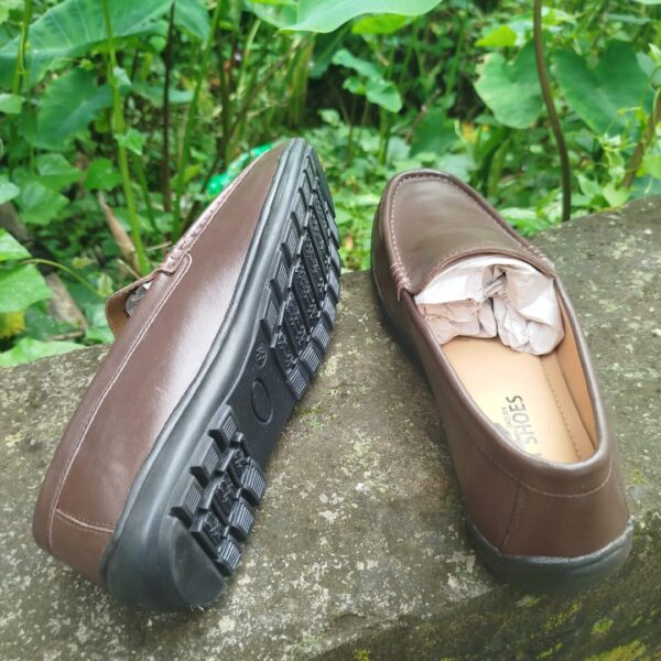 Original Finised Leather Chocolate Loafer-TS-115 - Image 6