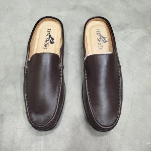 Original Finised Leather Chocolet Half Loafer