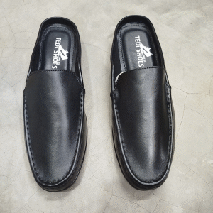 Original Finised Leather Black Half Loafer