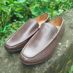 Original Finised Leather Chocolate Loafer-TS-115