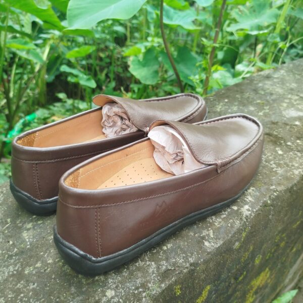 Original Finised Leather Chocolate Loafer-TS-115 - Image 8